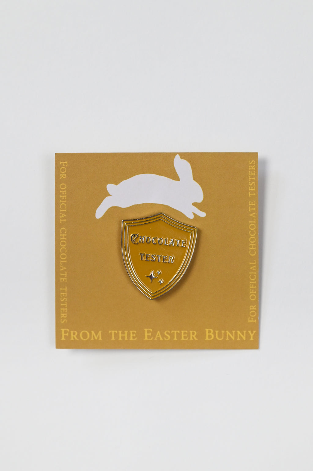 Chocolate Tester Enamel Badge