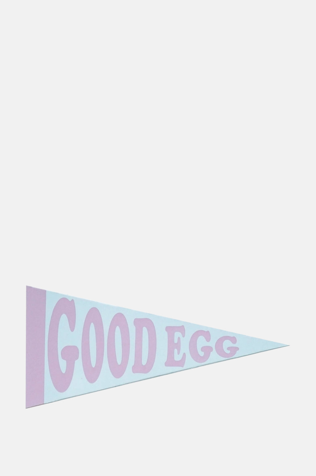 Soch & Co Good Egg Pennant Card Blue and Pink.