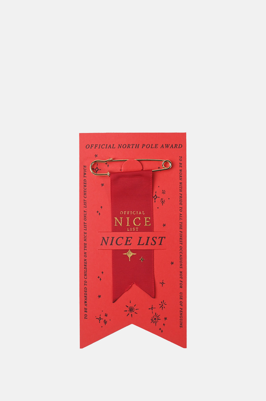 Soch and Co Nice List Pin.