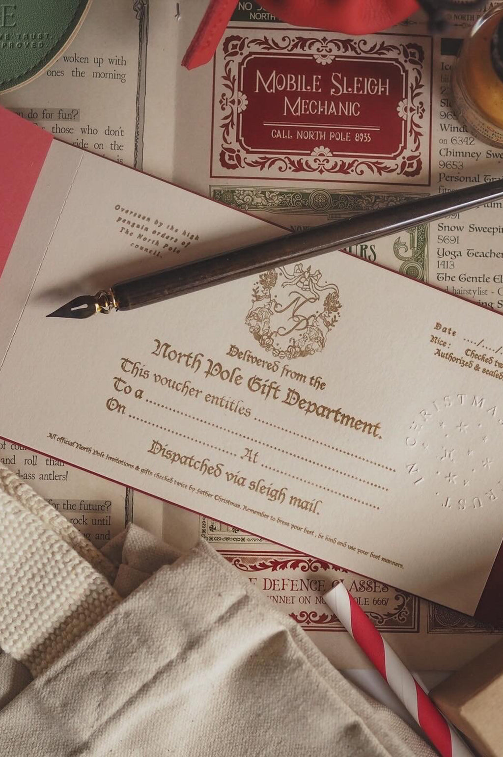 North Pole Cheque Book