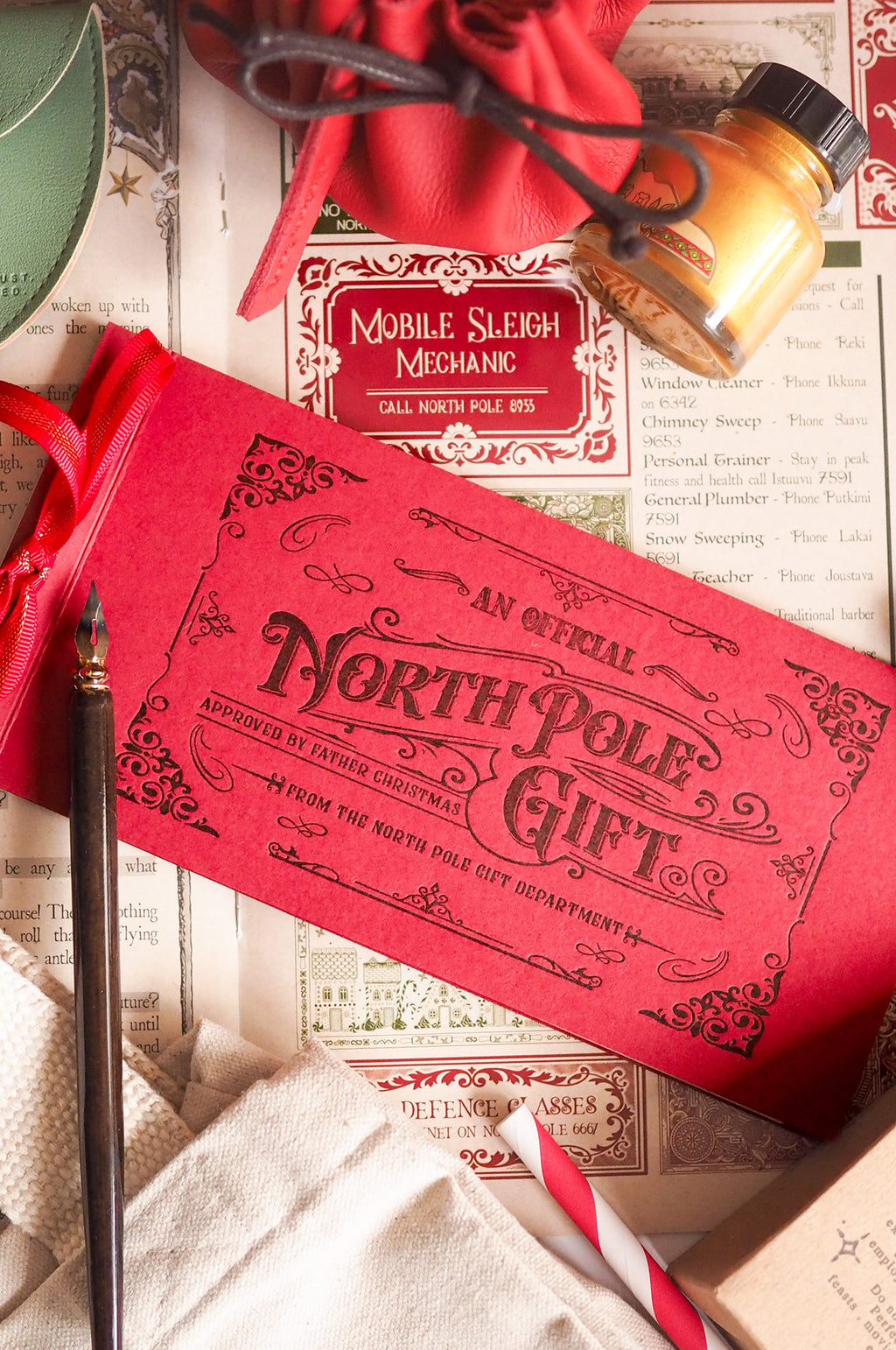 North Pole Cheque Book