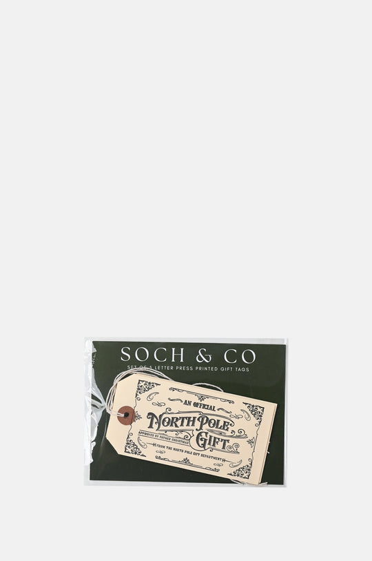 North Pole Gift Tag Pack/5