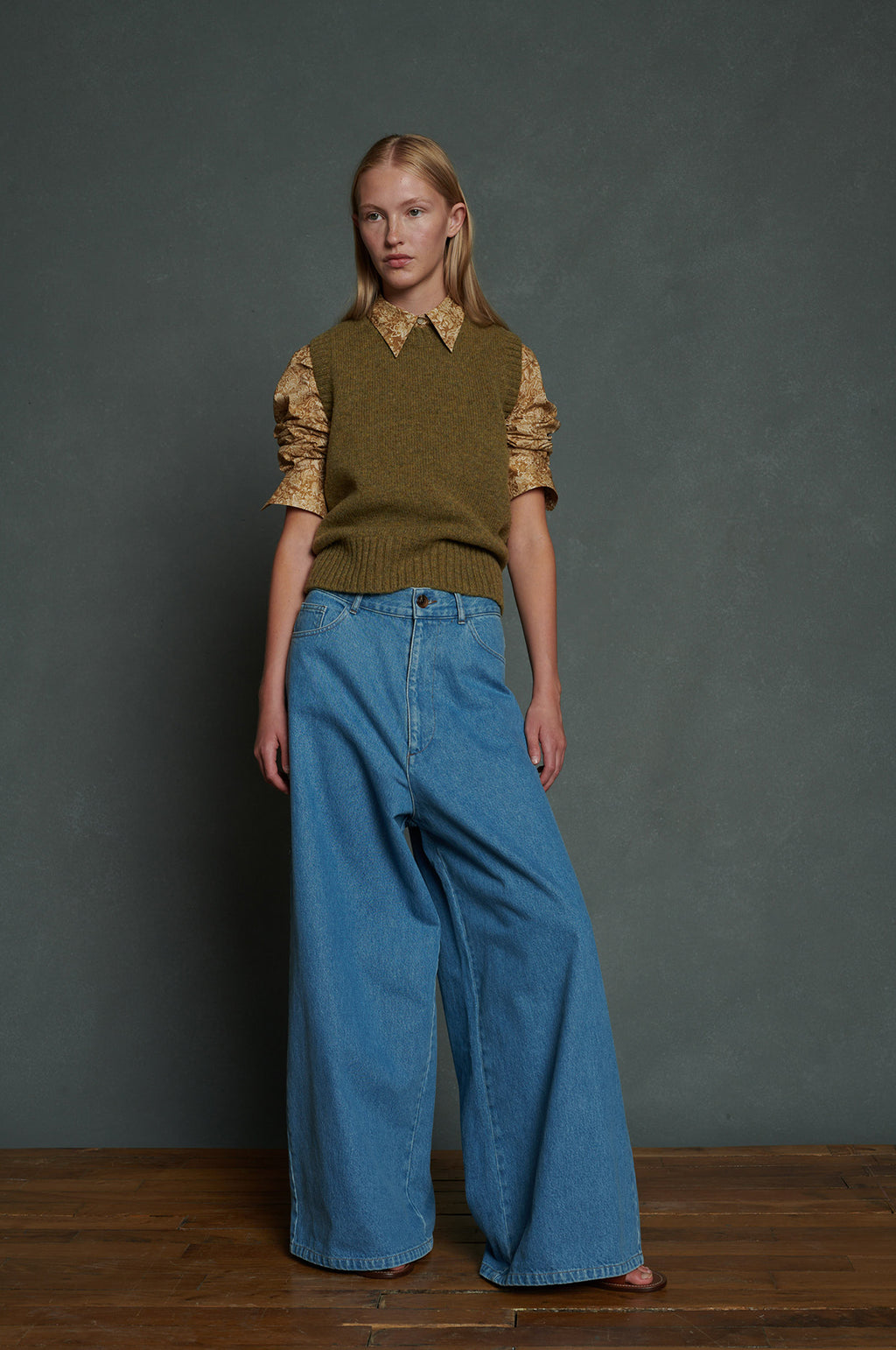 Maria Shirt Beige/Ecru