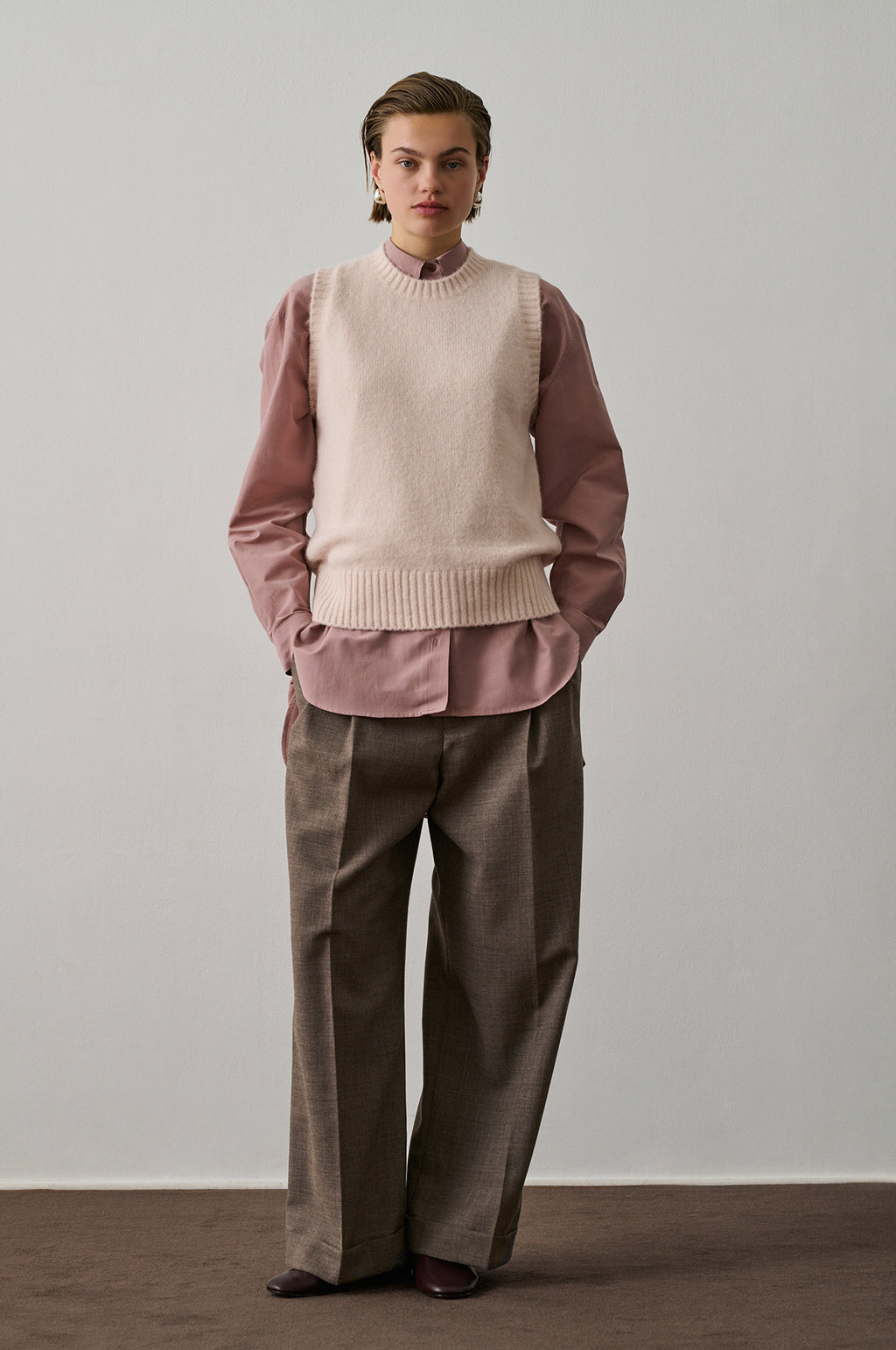 Namaste Vest Rose Pale