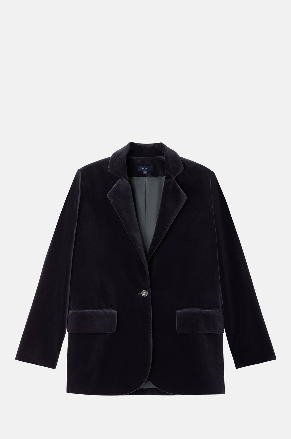 Soeur Sevres Jacket Gris Anthracite.