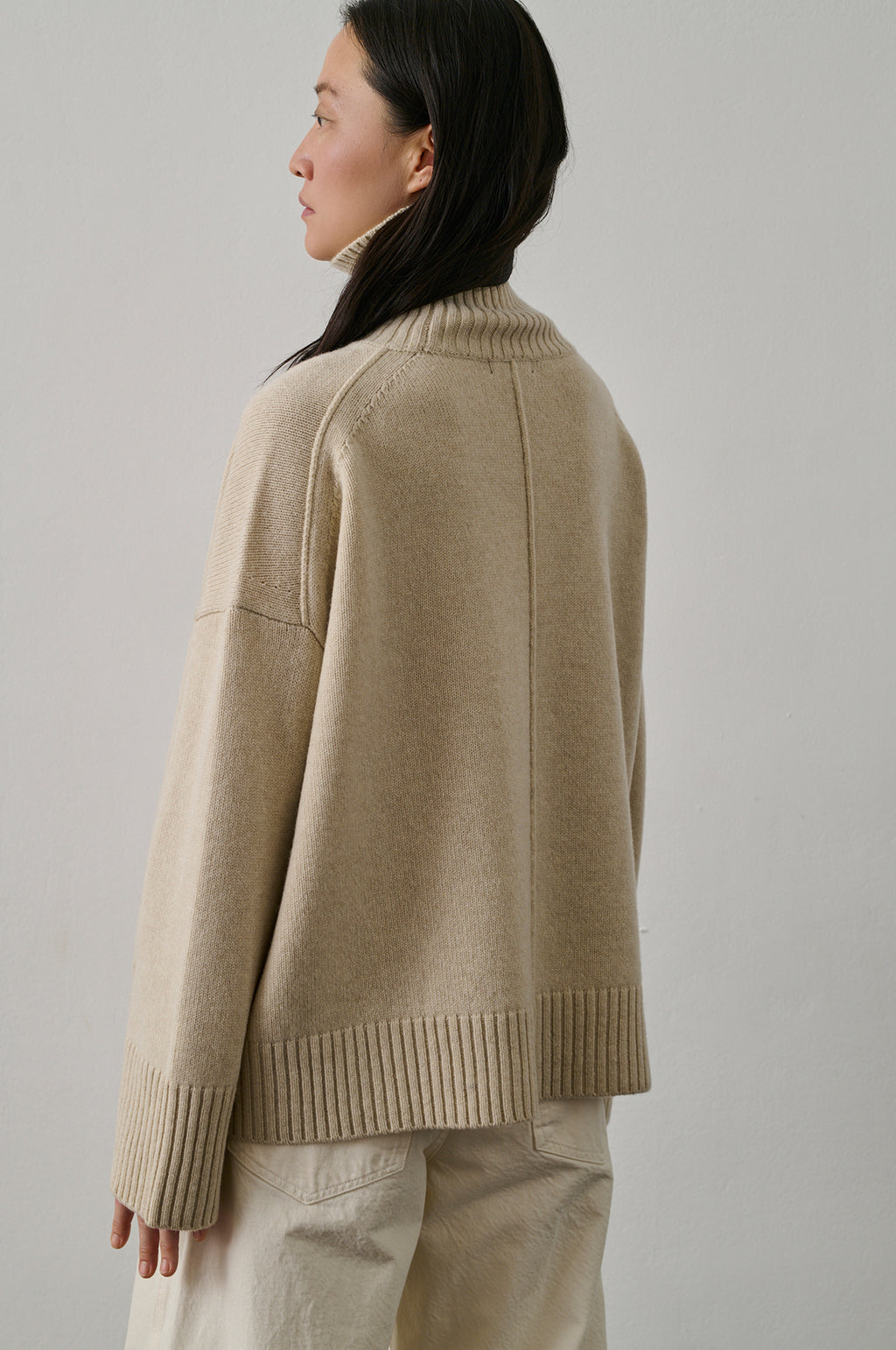 William Knit Ecru Chine