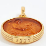 Belief Talisman Charm Amber