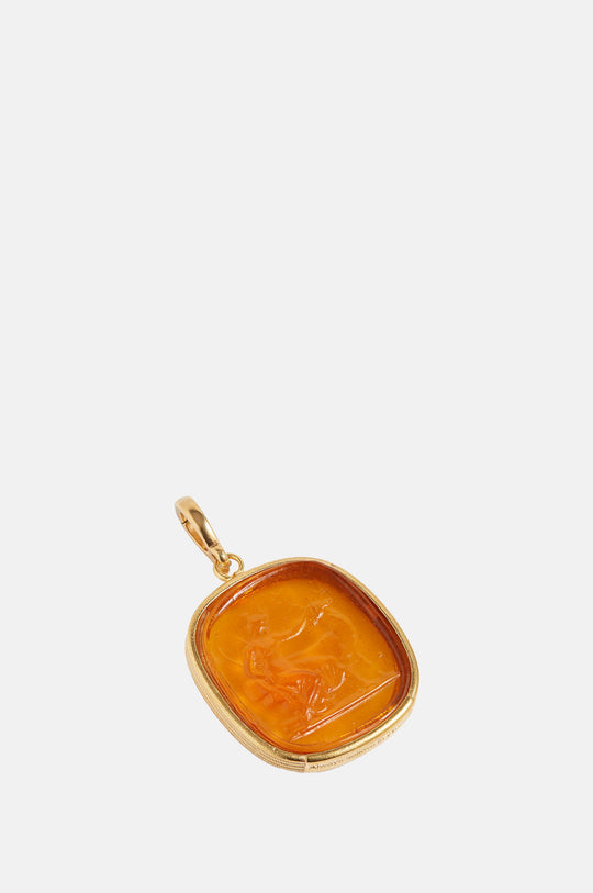 Guidance Talisman Charm Amber