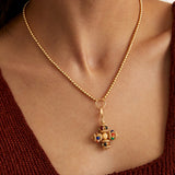 Mini Santina Multicoloured Charm