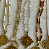 Soru Charm Pearl Necklace