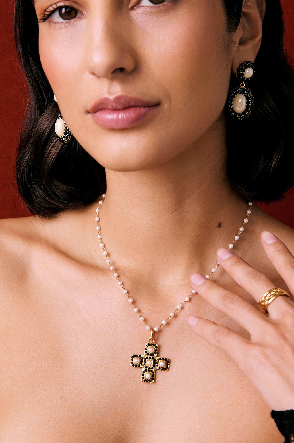 Soru Charm Pearl Necklace