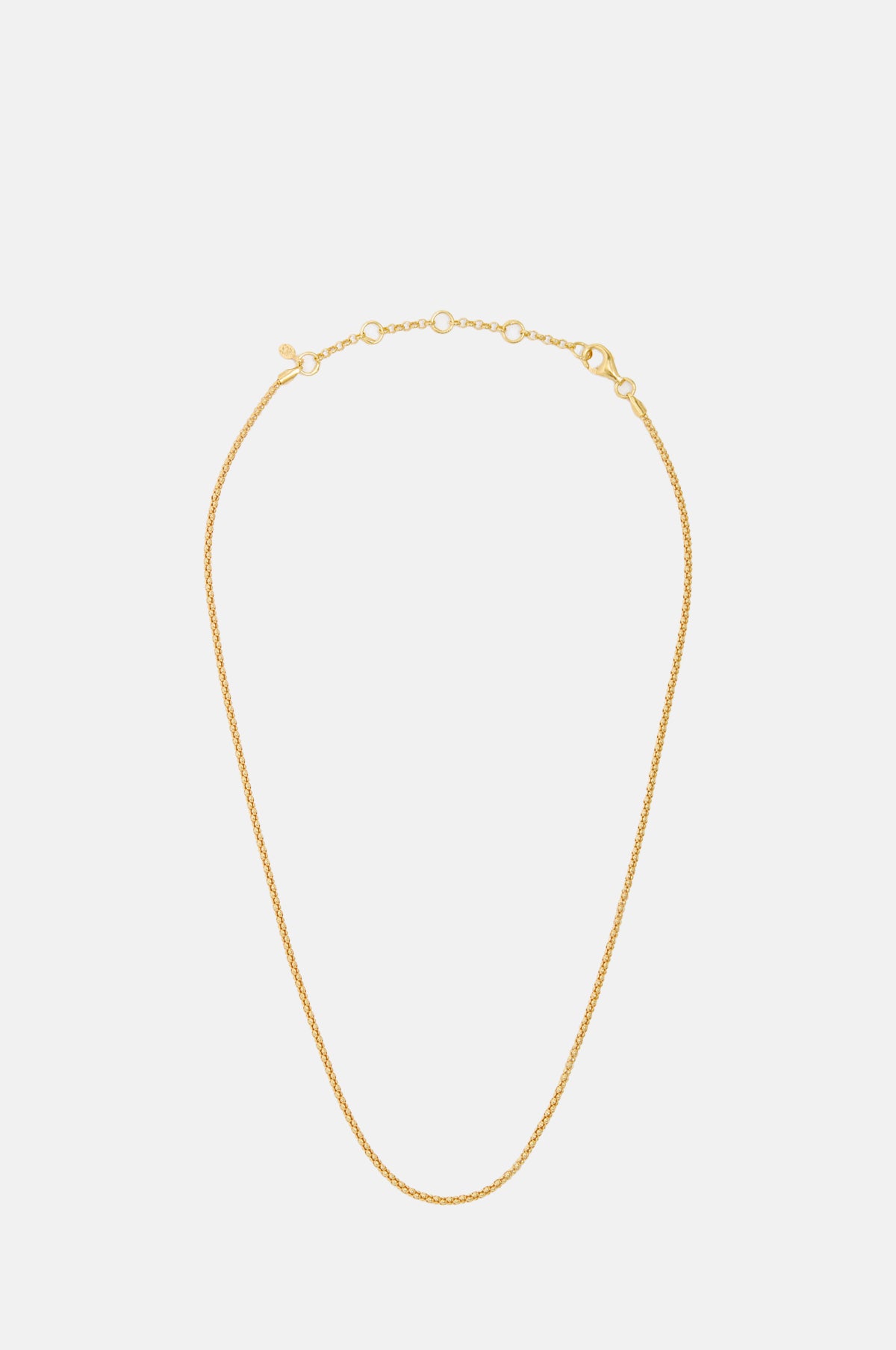 Soru Charm Rope Gold Necklace.
