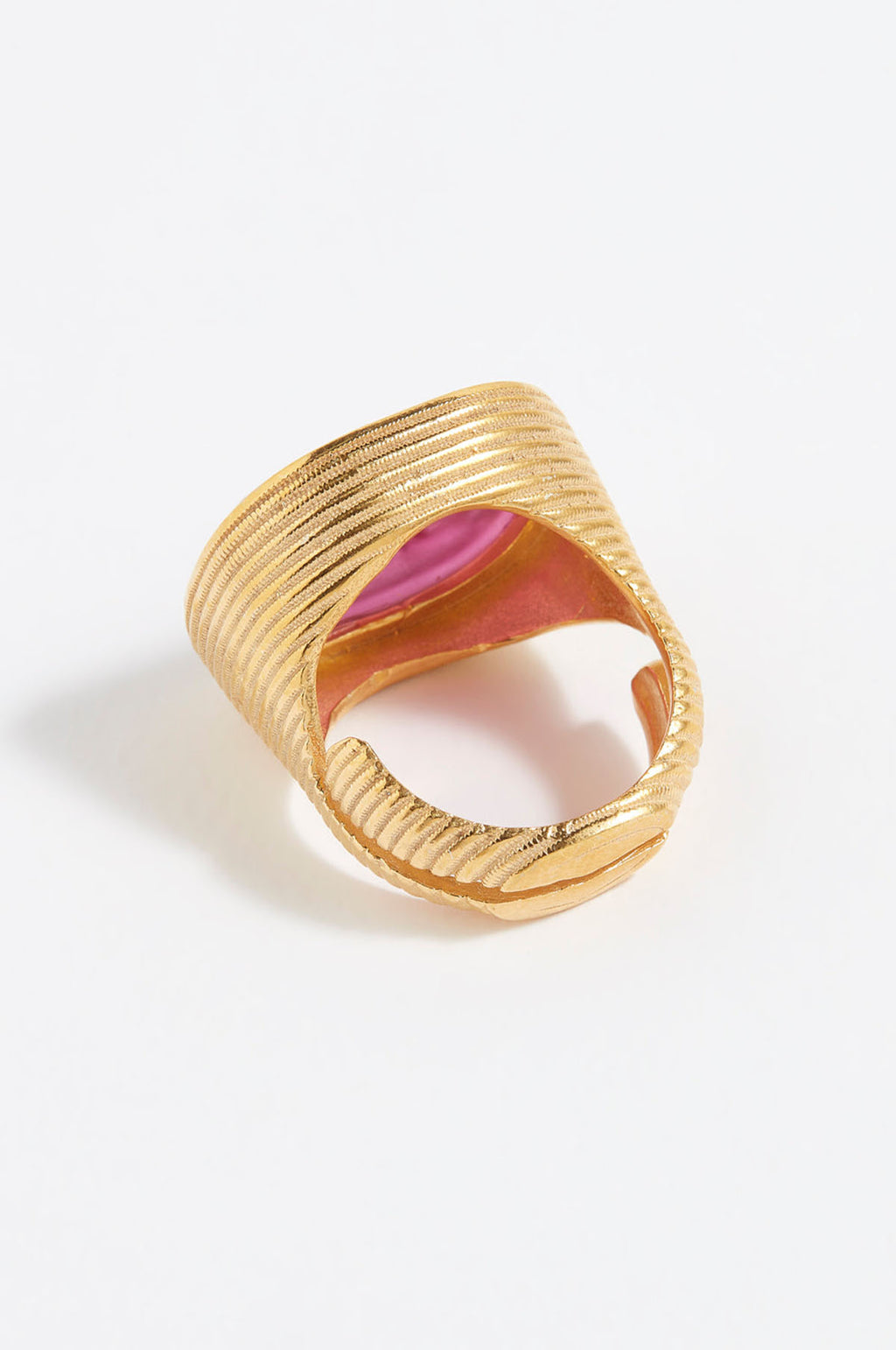 Strength Talisman Ring Magenta