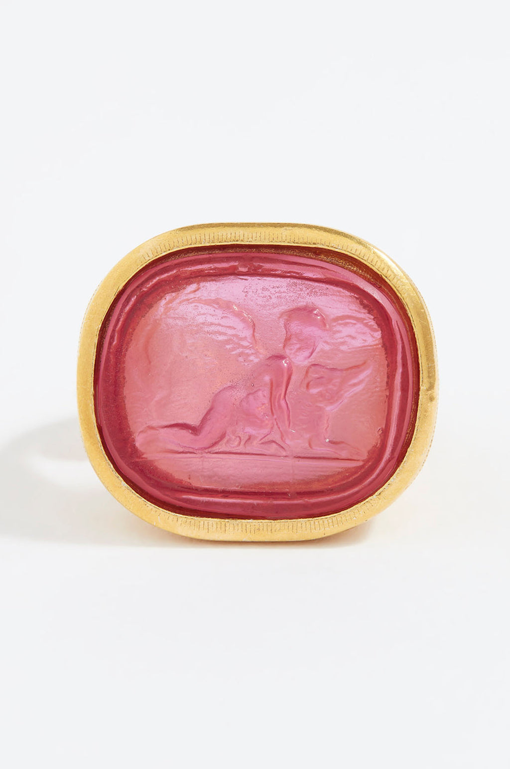 Strength Talisman Ring Magenta