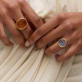 Strength Talisman Ring Topaz