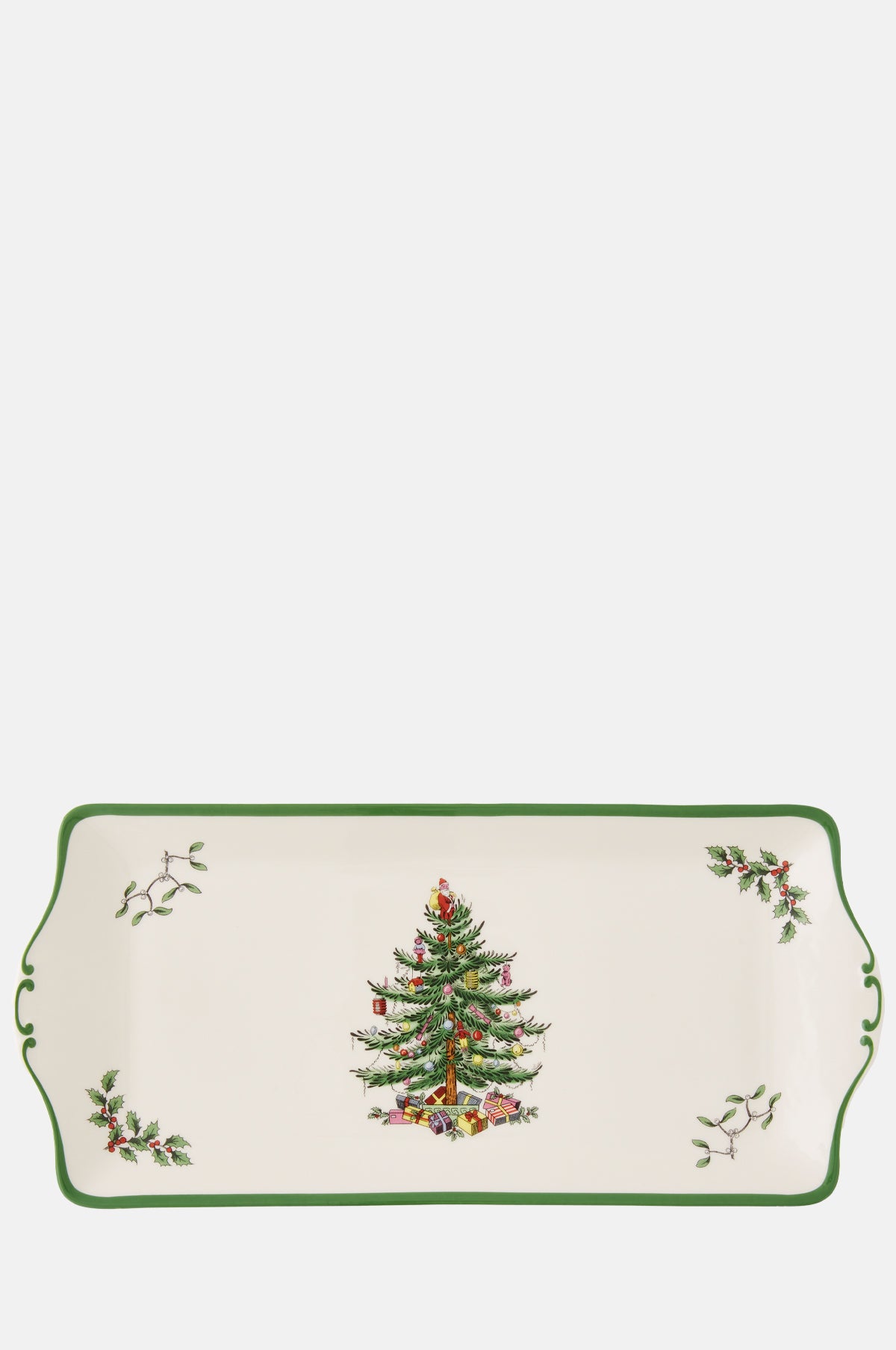 Spode Christmas Tree Sandwich Tray.