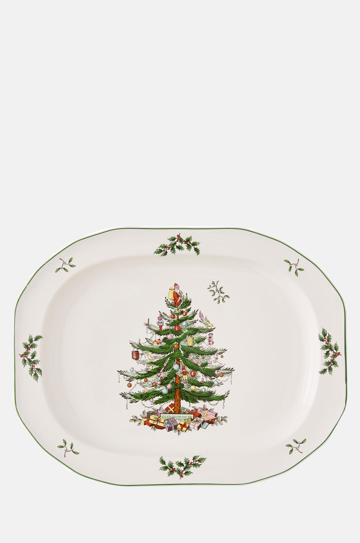 Spode Christmas Tree Sculpted Platter.