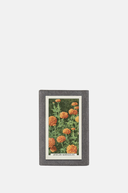 Garden Flowers Label Soap African Marigolds