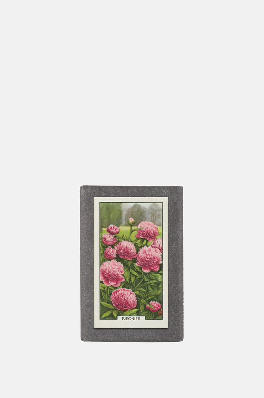 Garden Flowers Label Soap Paeonies