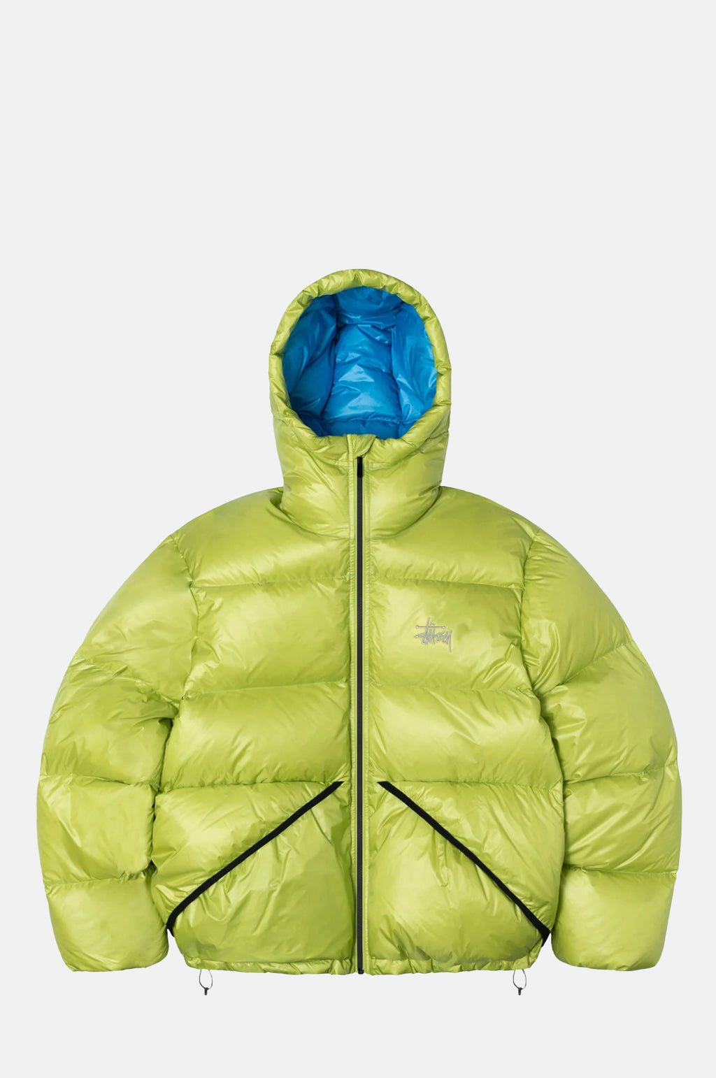 Stussy Micro Ripstop Down Parka in Lime – The Hambledon