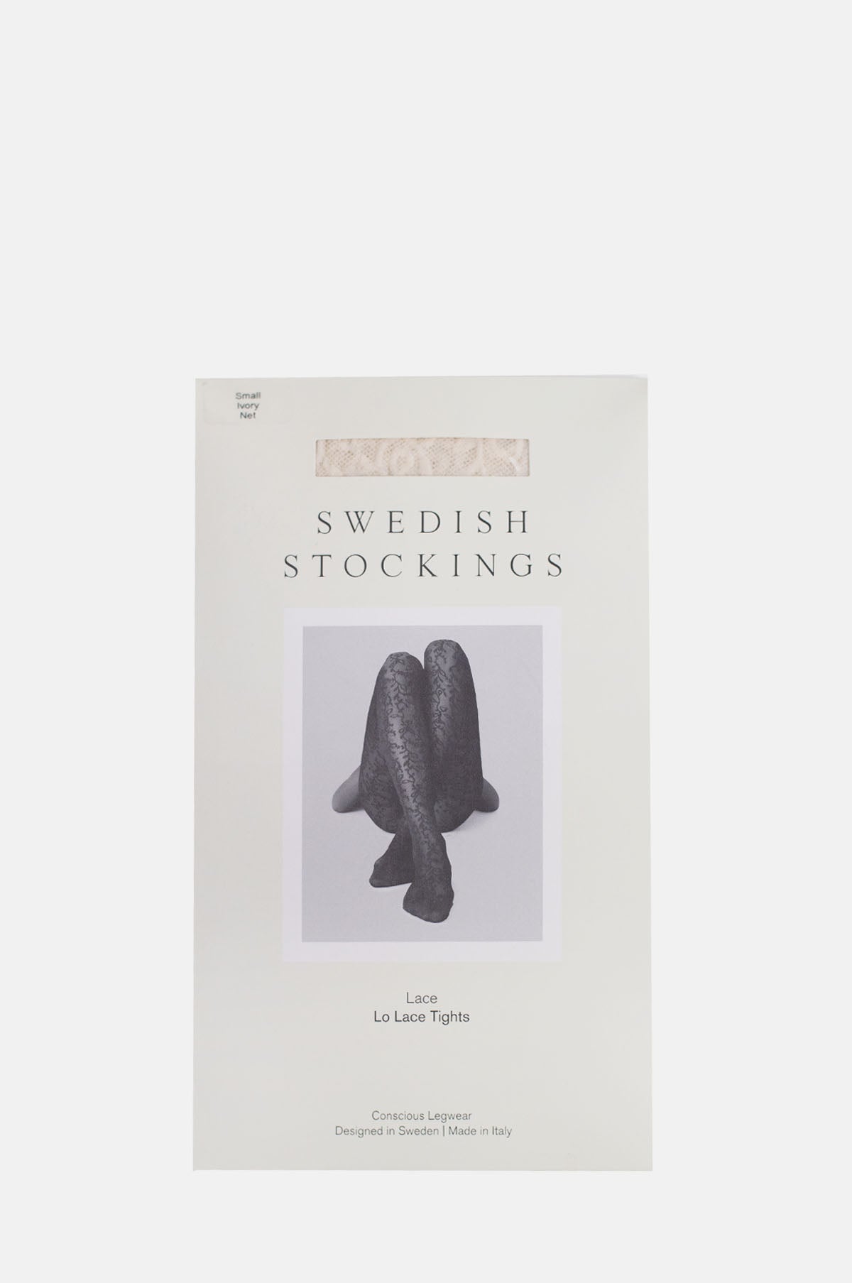 Swedish Stockings Lo Lace Tights Ivory.
