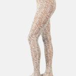 Swedish Stockings Lo Lace Tights Ivory.