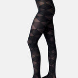 Swedish Stockings Rebecka Argyle Tights Black.