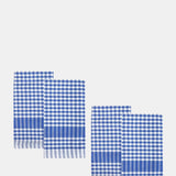 Talking Tables Blue Gingham Fabric Napkins 4 Pack.