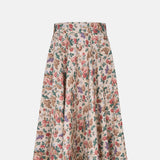 Tapis Noir Farah Cotton Skirt Rose Beige.