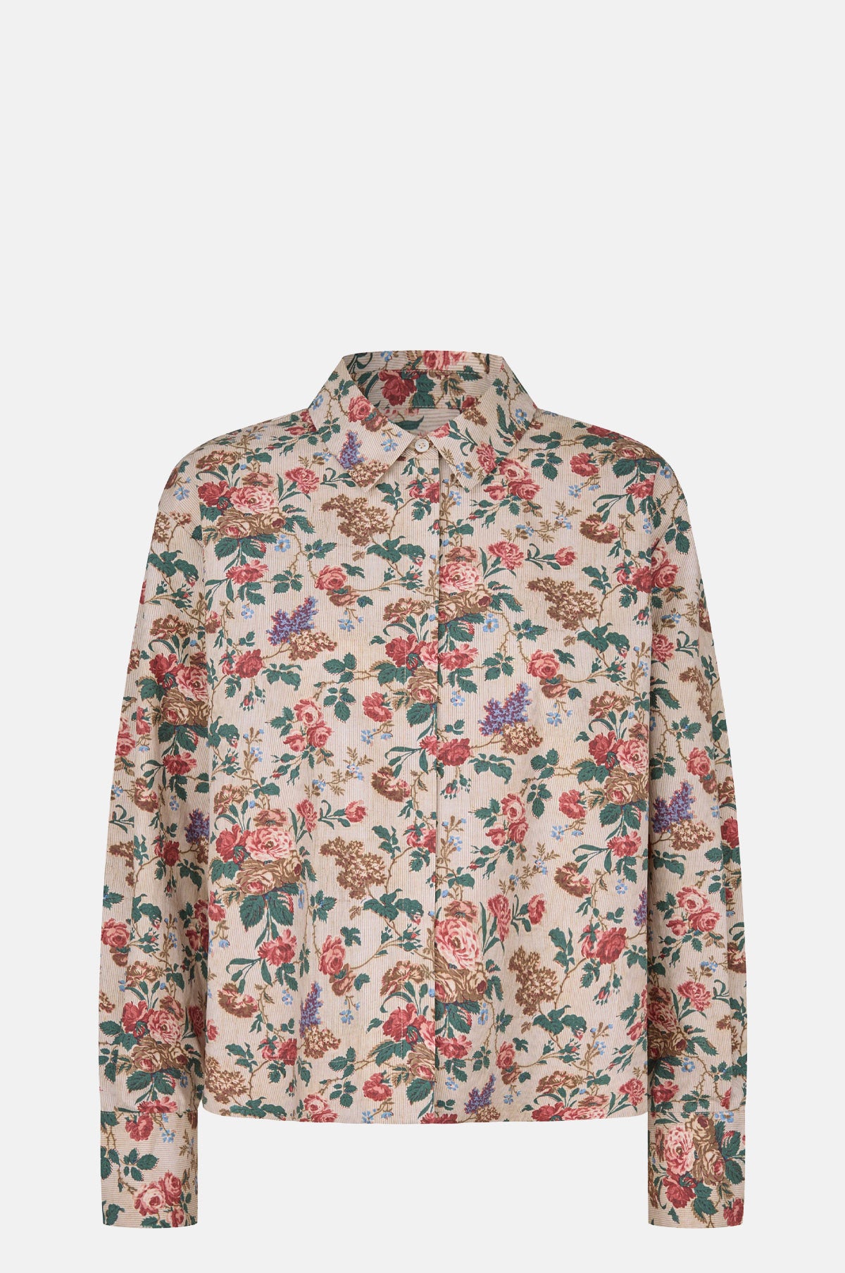 Tapis Noir Frances Cotton Shirt Rose Beige.