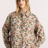 Frances Cotton Shirt Rose Beige