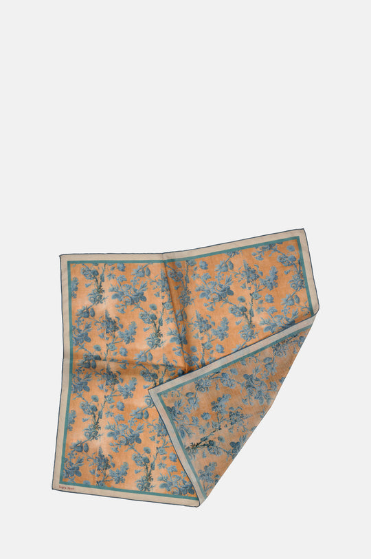 Light Dahlia Scarf Blue