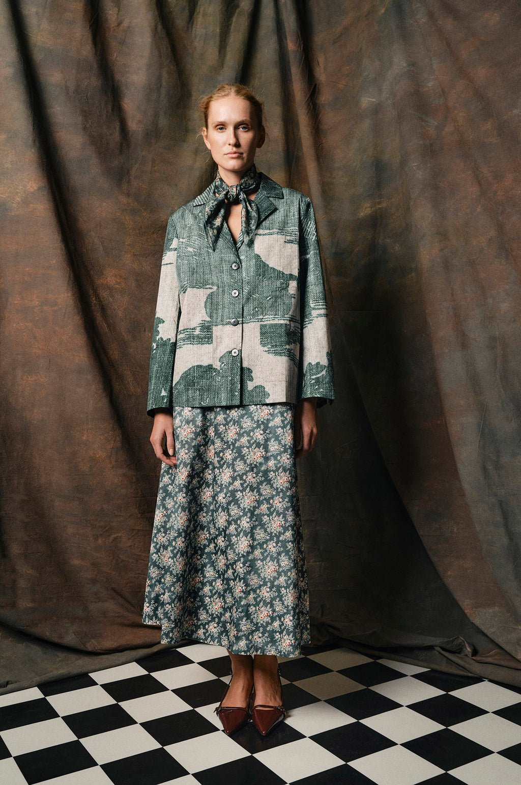 Light Darcy Scarf Green