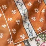 Light Small Grace Scarf Orange