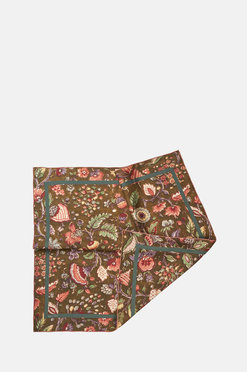 Tapis Noir Small Classical Olive Scarf Green.