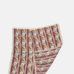 Tapis Noir Wool Small Gabby Scarf Bordeaux.