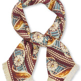 Wool Small Gabby Scarf Bordeaux