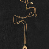 Blaze Coin Necklace Gold