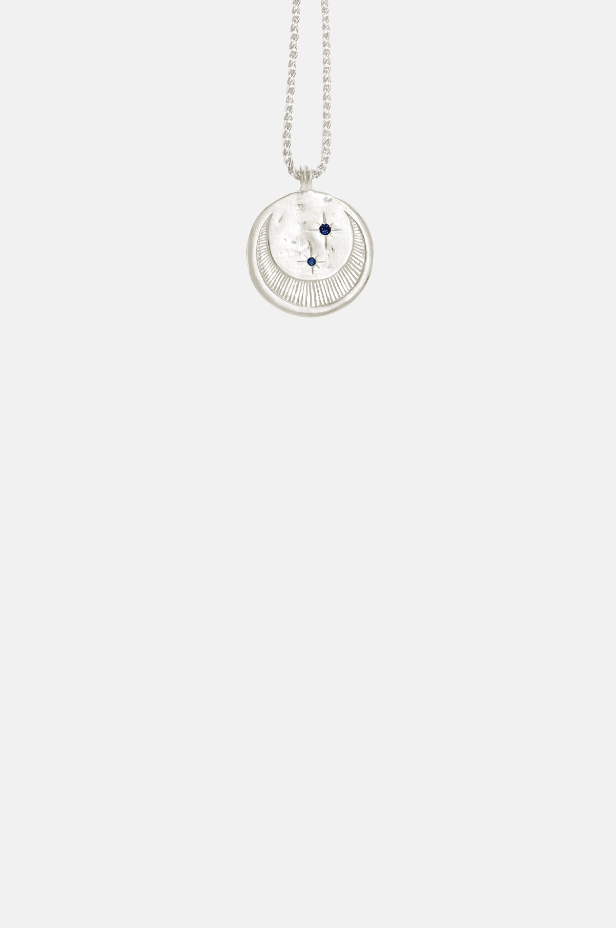 Temple of the Sun Celeste Necklace Sivler.