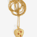 Etti Ruby Necklace Gold