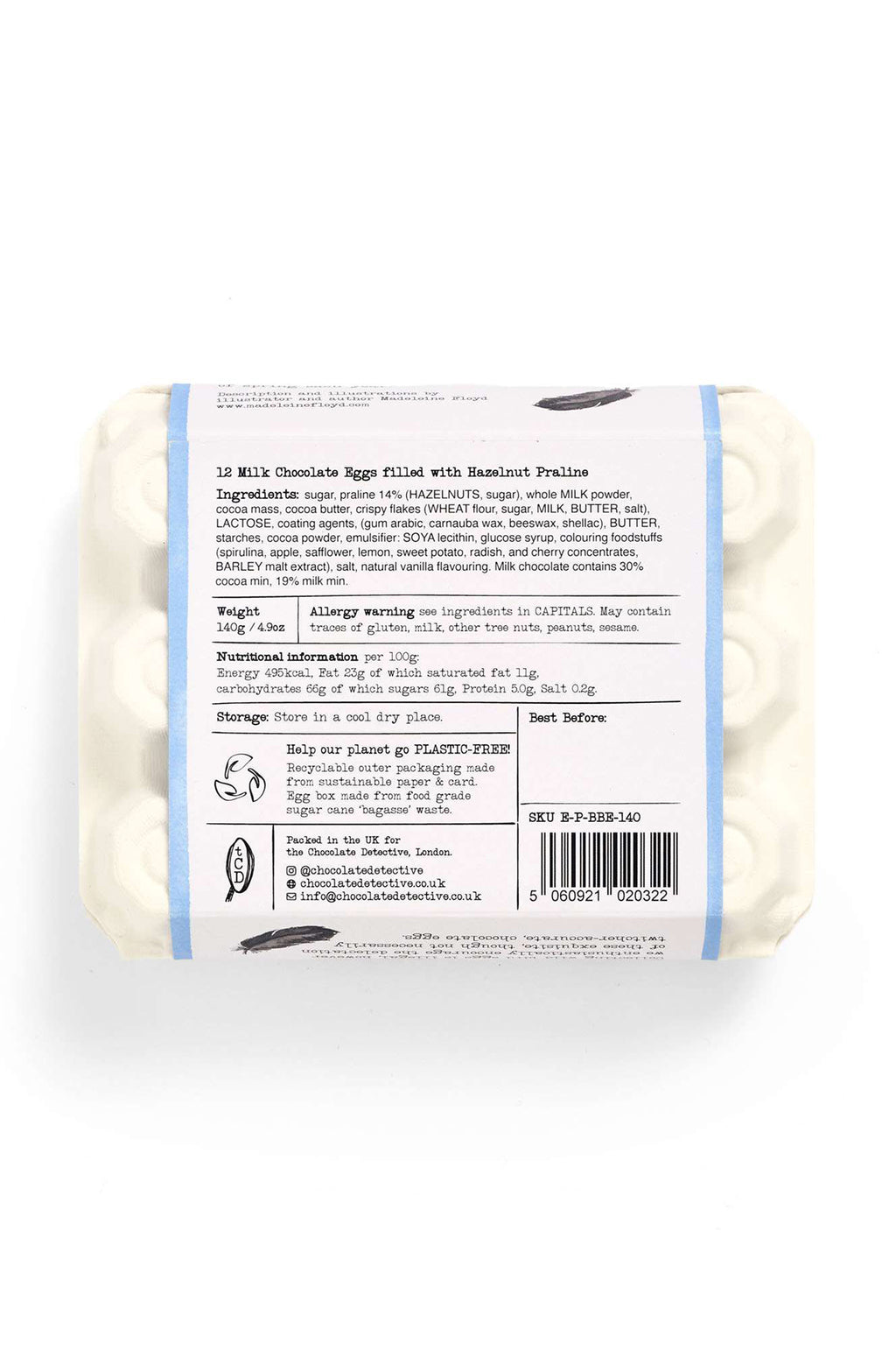 12 Blackbird Eggs 140g