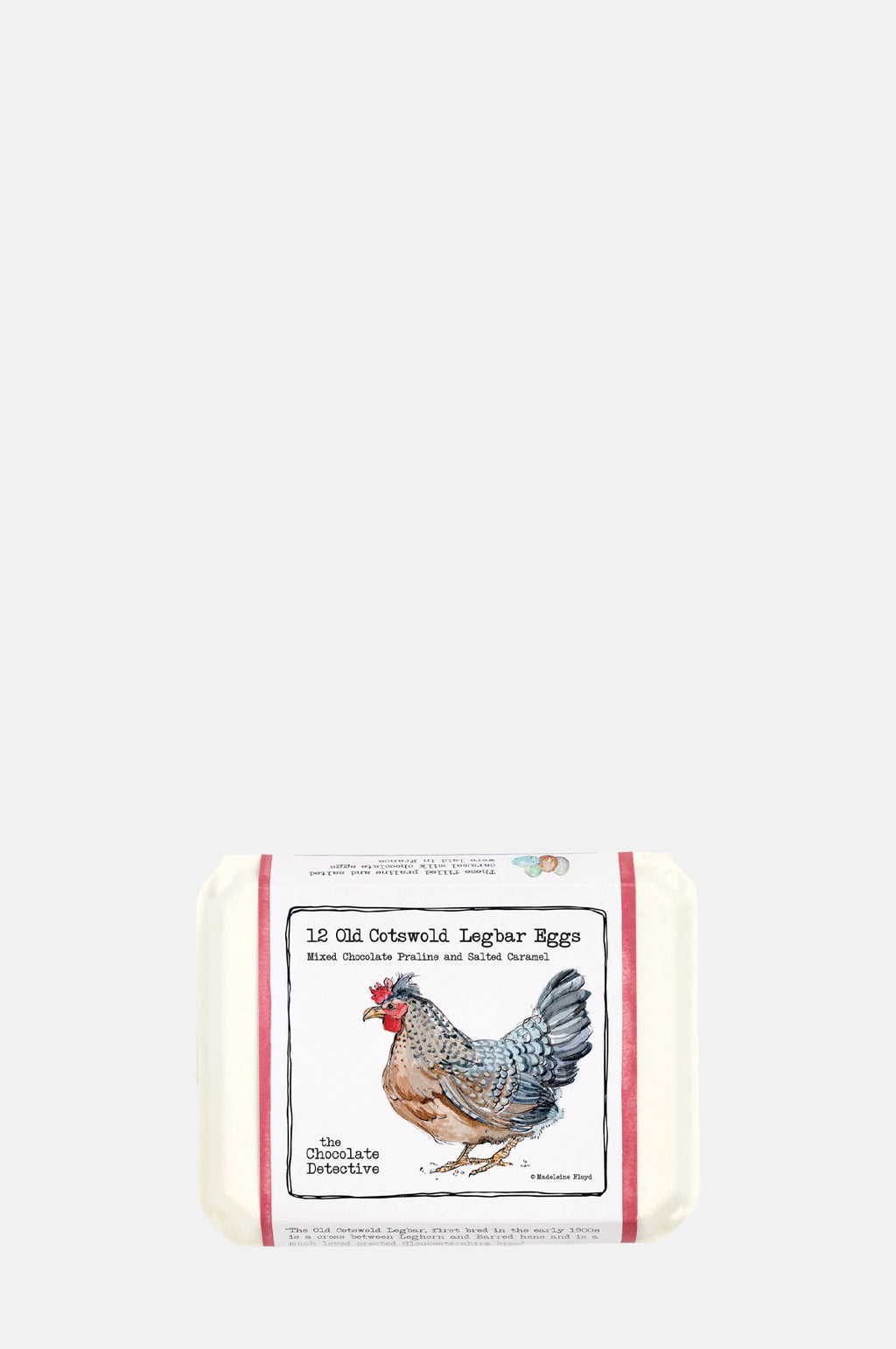 The Chocolate Detective Old Cotswold Legbar Eggs 150g.