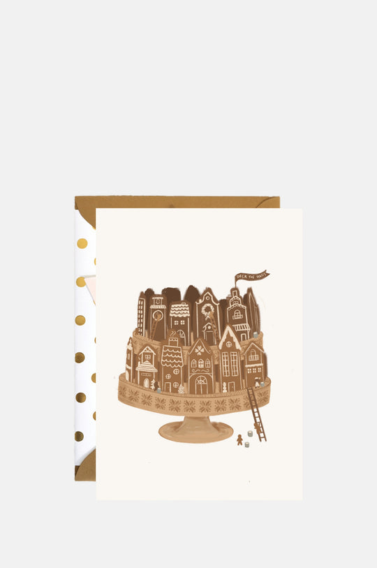 Gingerbread Biscoff Cake Card