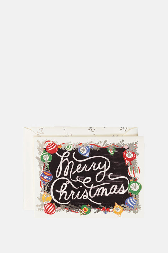 Ornament Merry Christmas Holiday Card