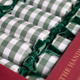 Green Gingham Christmas Crackers