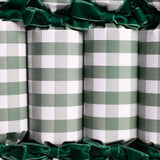 Green Gingham Christmas Crackers
