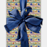 Delft Stripe Wrapping Paper Set of 3 Sheets