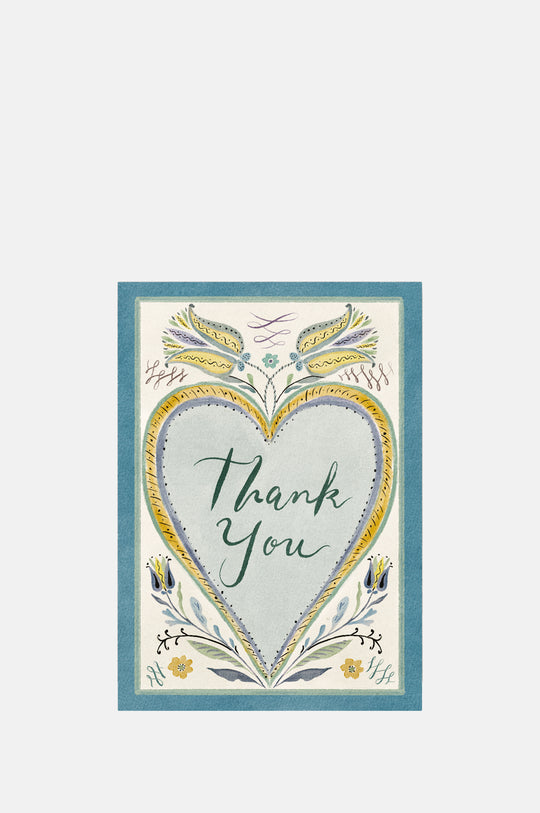 Heart's Delight Thank You Greetings Card