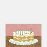 The Kensington Paperie Pink Cake Birthday Greetings Card.