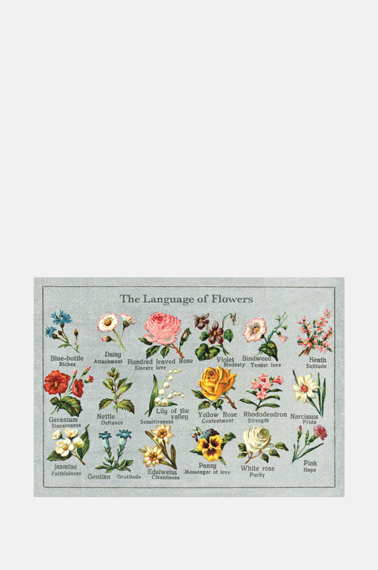 Language of Flowers Greeting Card
